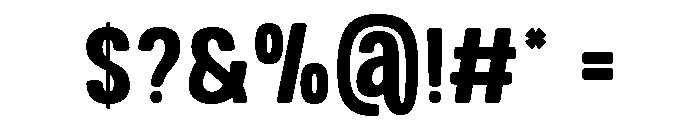 Corge Regular1 Font OTHER CHARS