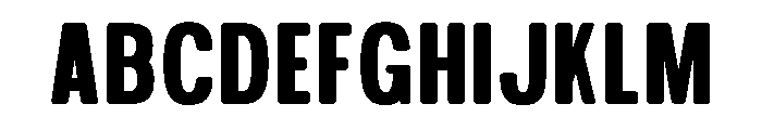 Corge Regular Font UPPERCASE