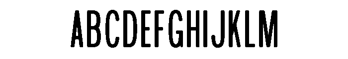 Corge Thin Font UPPERCASE