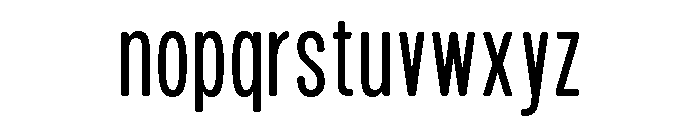 Corge Thin Font LOWERCASE