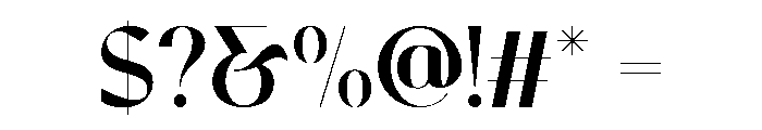 Corgeno Regular Font OTHER CHARS