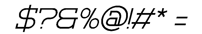 Corina Elegant Italic Font OTHER CHARS