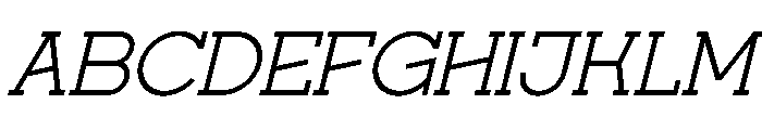 Corina Elegant Italic Font UPPERCASE