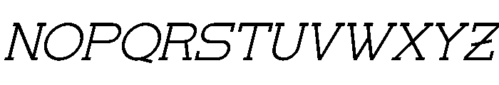 Corina Elegant Italic Font UPPERCASE