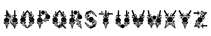 Corlan Regular Font UPPERCASE