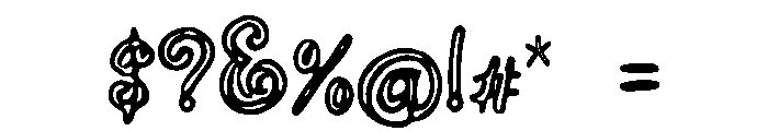 Corn_Dog Font OTHER CHARS