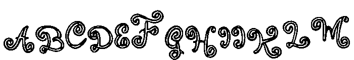 Corn_Dog Font UPPERCASE