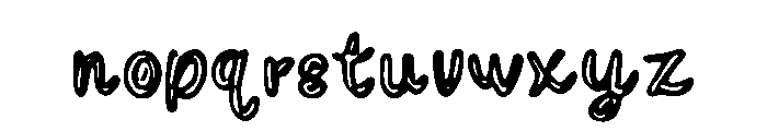 Corn_Dog Font LOWERCASE