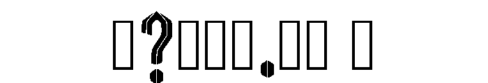Corne Regular Font OTHER CHARS