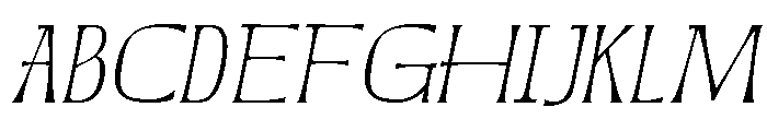 Corner Stories Slanted Font UPPERCASE