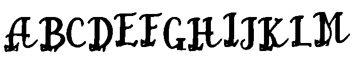 Cornflower Font UPPERCASE
