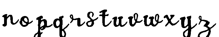 Cornflower Font LOWERCASE