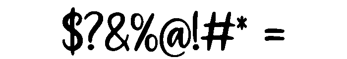 Cornsilk Font OTHER CHARS
