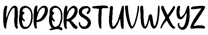 Cornsilk Font UPPERCASE