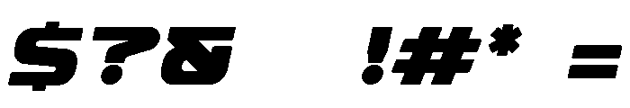Cornsro Italic Font OTHER CHARS