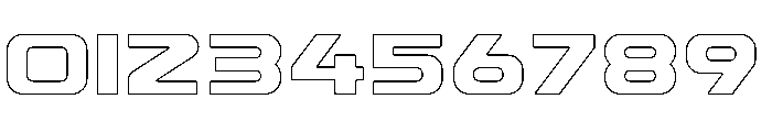 Cornsro Outline Font OTHER CHARS