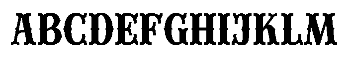 Cornville Regular Font UPPERCASE