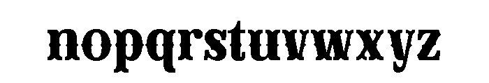 Cornville Regular Font LOWERCASE