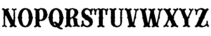 Cornville Rough Font UPPERCASE