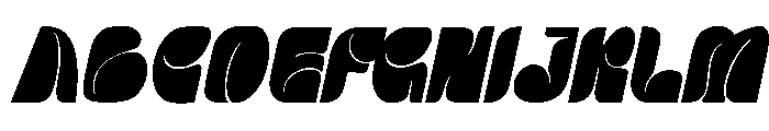 Corpale Italic Font UPPERCASE