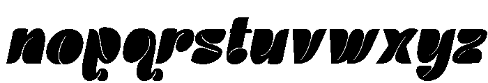 Corpale Italic Font LOWERCASE