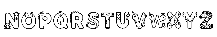 Corrina Regular Font LOWERCASE