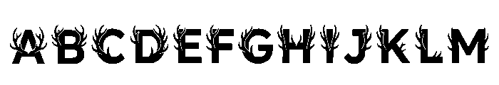 Corrugated Regular Font UPPERCASE