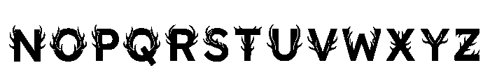 Corrugated Regular Font UPPERCASE