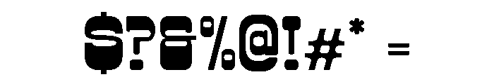 Corshed Regular Font OTHER CHARS