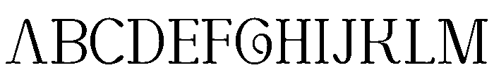 Cortexo Font UPPERCASE