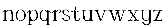 Cortexo Font LOWERCASE