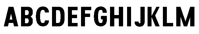 Corva Bold Font UPPERCASE