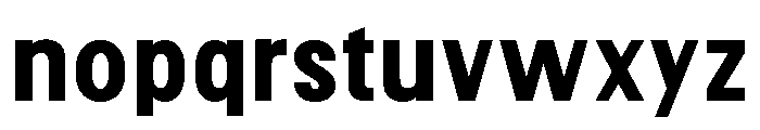 Corva Bold Font LOWERCASE