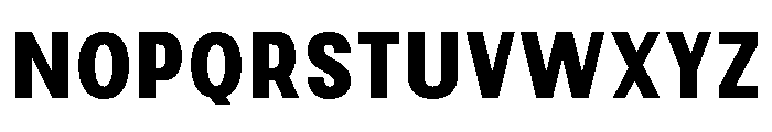 Corva Extra Bold Font UPPERCASE