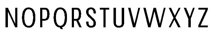 Corva Regular Font UPPERCASE