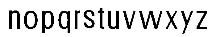 Corva Regular Font LOWERCASE