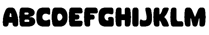 Corva Round Regular Font UPPERCASE