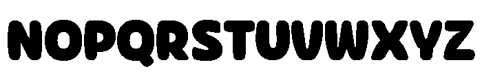 Corva Round Regular Font UPPERCASE