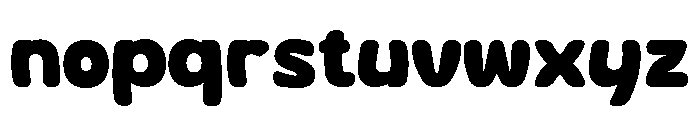 Corva Round Regular Font LOWERCASE