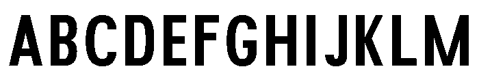 Corva Semi Bold Font UPPERCASE