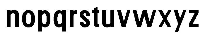 Corva Semi Bold Font LOWERCASE