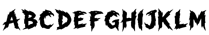 Corvidspire Gothic Regular Font UPPERCASE