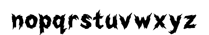 Corvidspire Gothic Regular Font LOWERCASE