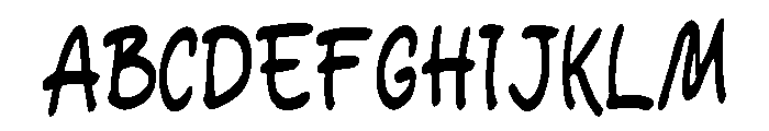 Corydalis Font UPPERCASE
