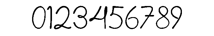 Cosan Handwritten Regular Font OTHER CHARS