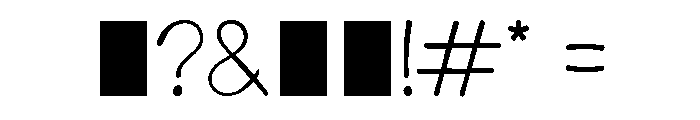 Cosan Handwritten Regular Font OTHER CHARS