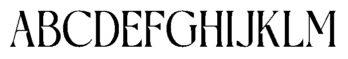 Cosette Marque Regular Font UPPERCASE