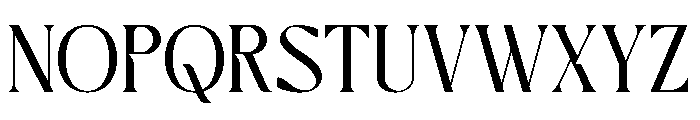Cosette Marque Regular Font UPPERCASE