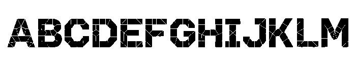 Cosine Regular Font UPPERCASE