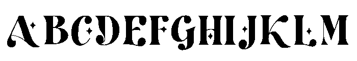 Cosmic_Cheers Font UPPERCASE